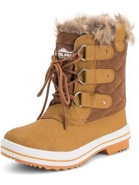 Cozy Quilted Short Winter Snow Boots for Women - Warm, Waterproof & Stylish